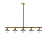 Casa 5 Light 51.5" Linear Pendant in Foundry Brass