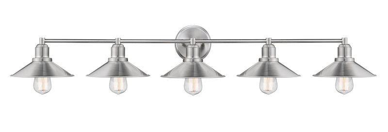 Casa 5 Light 46" Vanity in Brushed Nickel