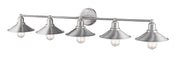 Casa 5 Light 46" Vanity in Brushed Nickel