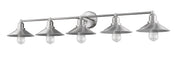 Casa 5 Light 46" Vanity in Brushed Nickel