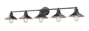 Casa 5 Light 46" Vanity in Olde Bronze