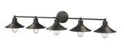 Casa 5 Light 46" Vanity in Olde Bronze