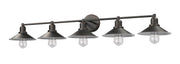 Casa 5 Light 46" Vanity in Olde Bronze