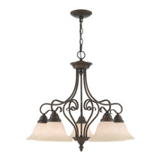 Coronado 5-Light Chandelier in Imperial Bronze