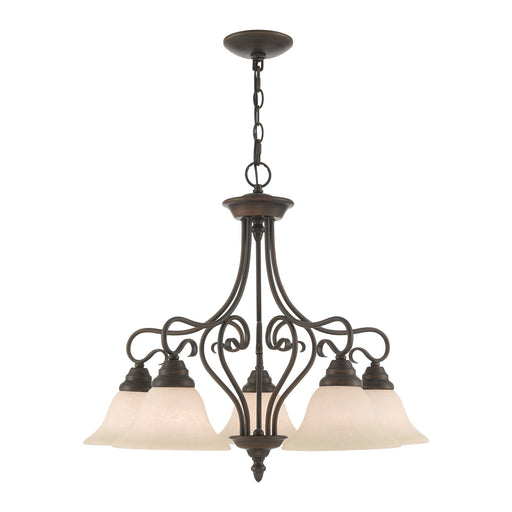 Coronado 5-Light Chandelier in Imperial Bronze