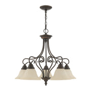 Coronado 5-Light Chandelier in Imperial Bronze