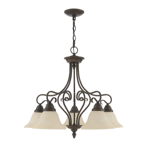 Coronado 5-Light Chandelier in Imperial Bronze