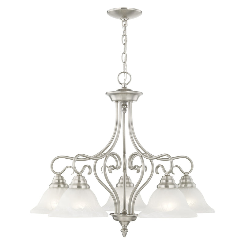 Coronado 5-Light Chandelier in Brushed Nickel