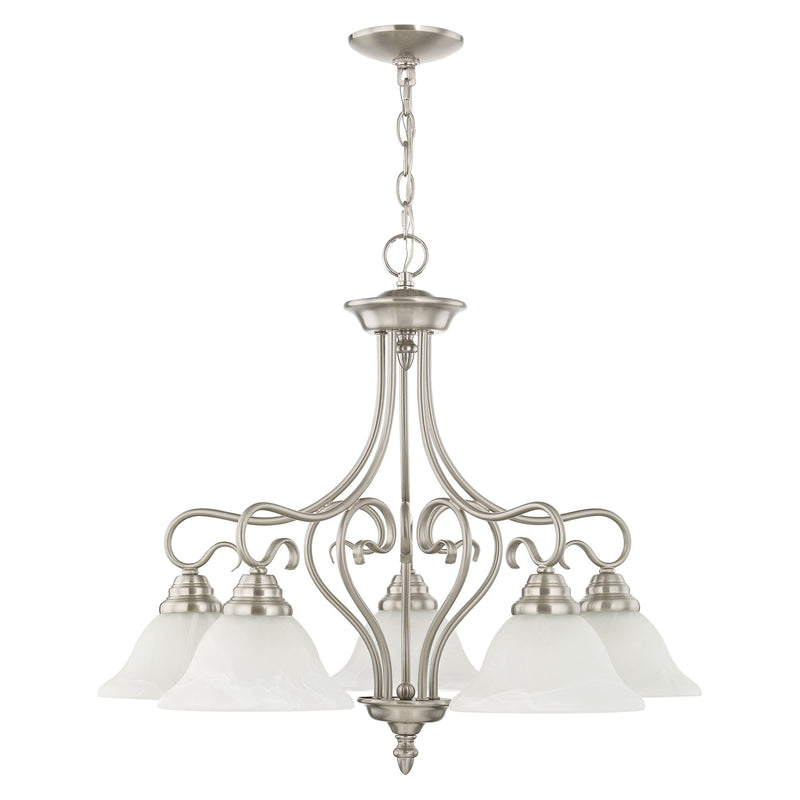 Coronado 5-Light Chandelier in Brushed Nickel