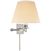 Gene Swing Arm Wall Lamp in Polished Nickel
