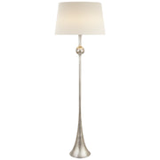 Dover Floor Lamp in Burnished Silver Leaf