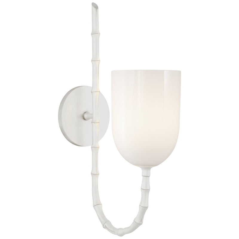 Edgemere Wall Sconce in Plaster White