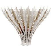 Hampton Wall Sconce in Burnished Silver Leaf