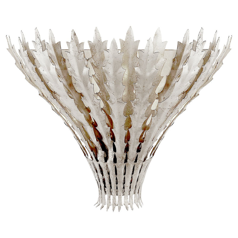 Hampton Wall Sconce in Burnished Silver Leaf