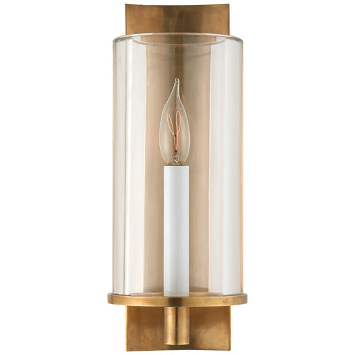 Deauville2 One Light Wall Sconce in Hand-Rubbed Antique Brass