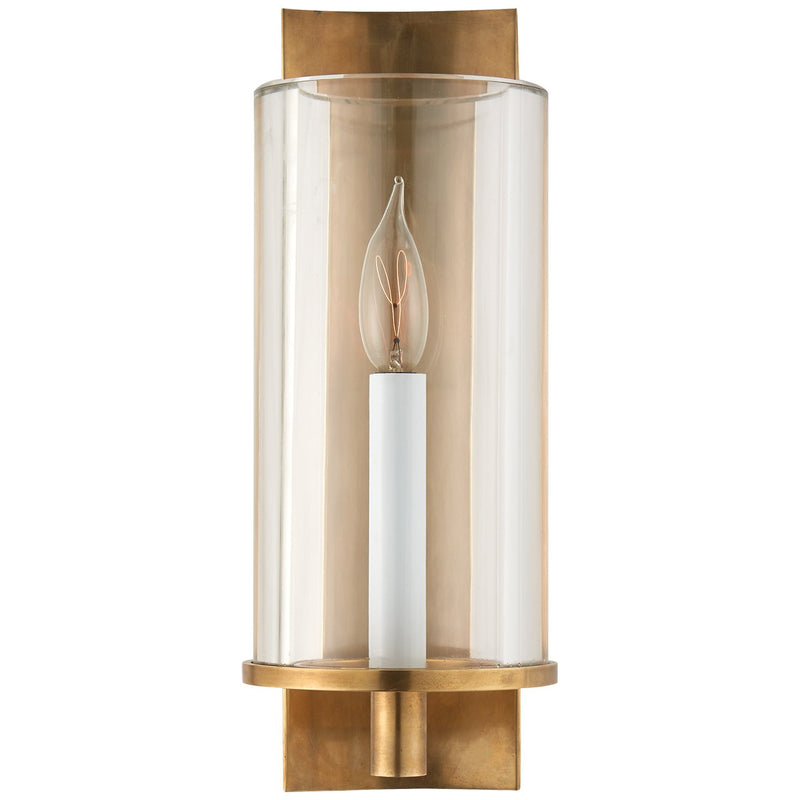 Truffaut Wall Sconce in Hand-Rubbed Antique Brass