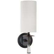 Drunmore Single Wall Sconce in Bronze with Crystal