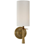 Drunmore Single Wall Sconce in Hand-Rubbed Antique Brass