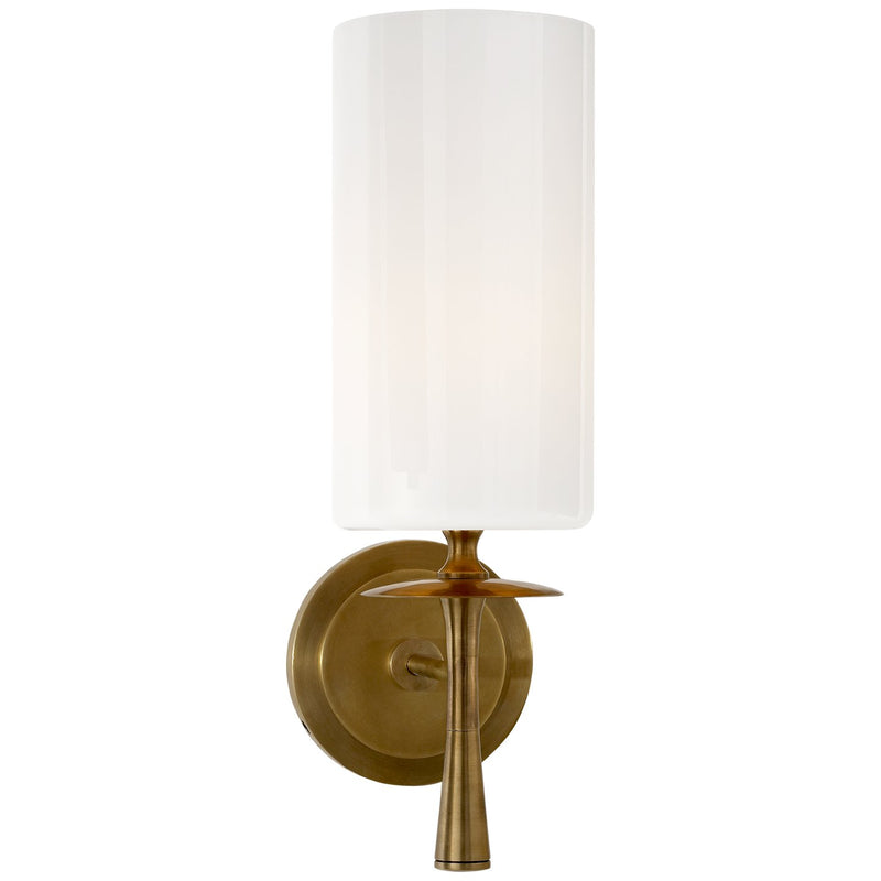 Drunmore Single Wall Sconce in Hand-Rubbed Antique Brass