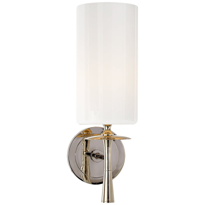 Drunmore Single Wall Sconce in Polished Nickel