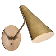 Clemente 13" Swing Arm Wall Lamp in Hand-Rubbed Antique Brass