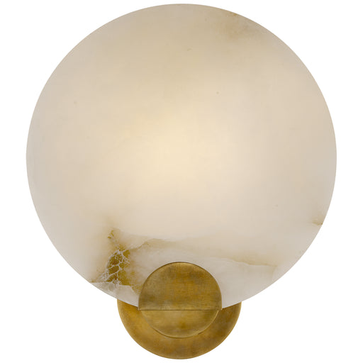 iveala One Light Wall Sconce in Hand-Rubbed Antique Brass