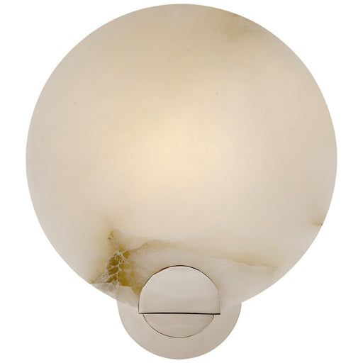 iveala One Light Wall Sconce in Polished Nickel
