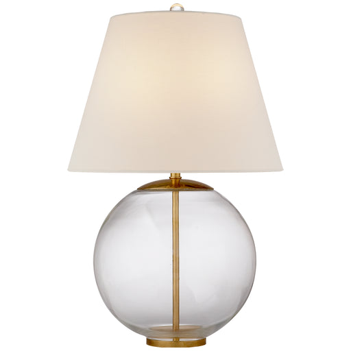 Morton One Light Table Lamp in Clear Glass