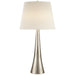 Dover One Light Table Lamp in Burnished Silver Leaf