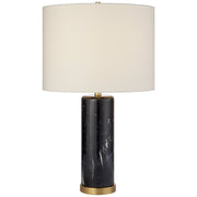 Cliff Marble Table Lamp in Black Marble