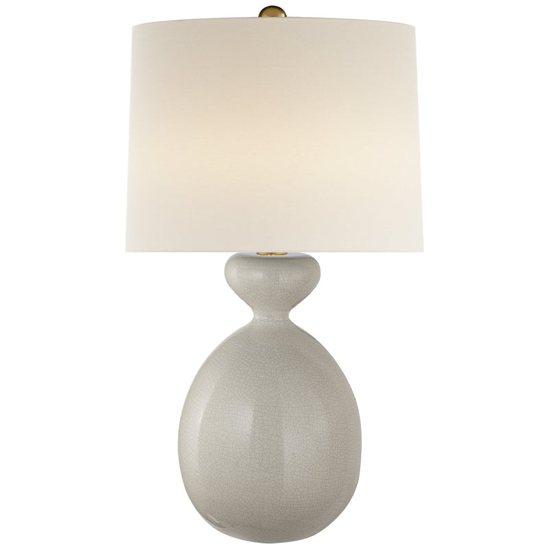 Gannet Table Lamp in Bone Craquelure