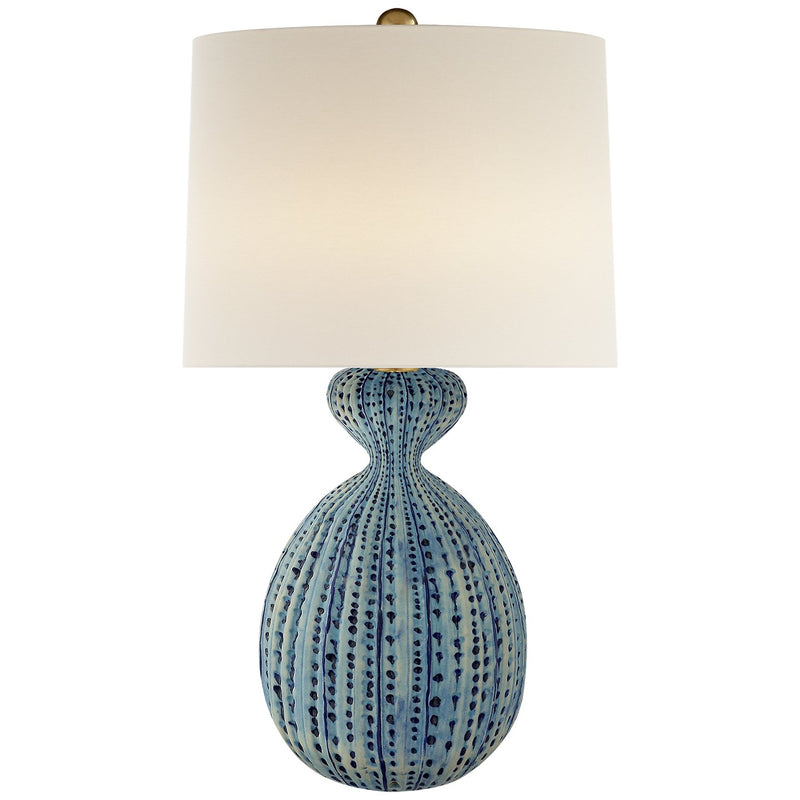 Gannet Table Lamp in Pebbled Aquamarine