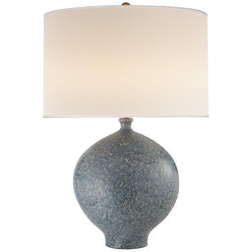 Gaios Table Lamp with Linen Shade in Blue Lagoon