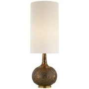 Hunlen Table Lamp in Chalk Burnt Gold