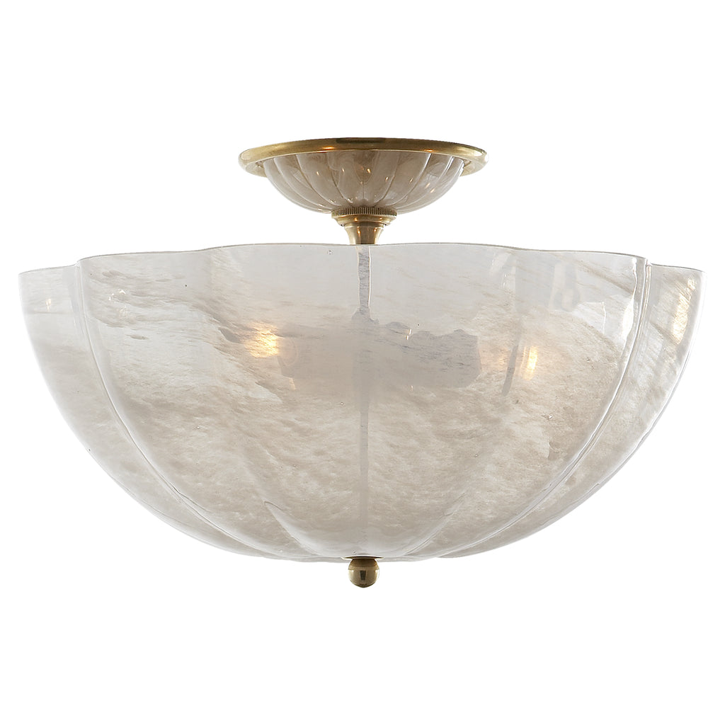 Visual Comfort Signature Rosehill 3-Light Semi-Flush Mount