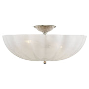 Rosehill Large 4-Light Semi-Flush Mount in Polished Nickel