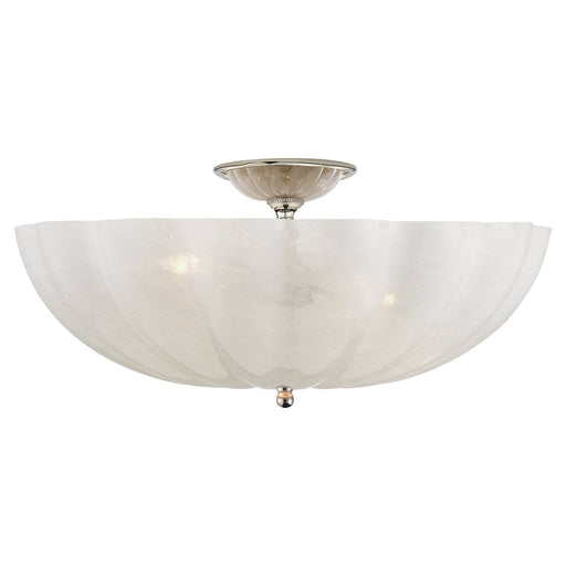 Rosehill Large 4-Light Semi-Flush Mount in Polished Nickel