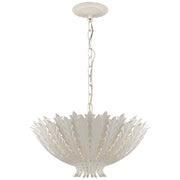 Hampton Three Light Chandelier in Plaster White