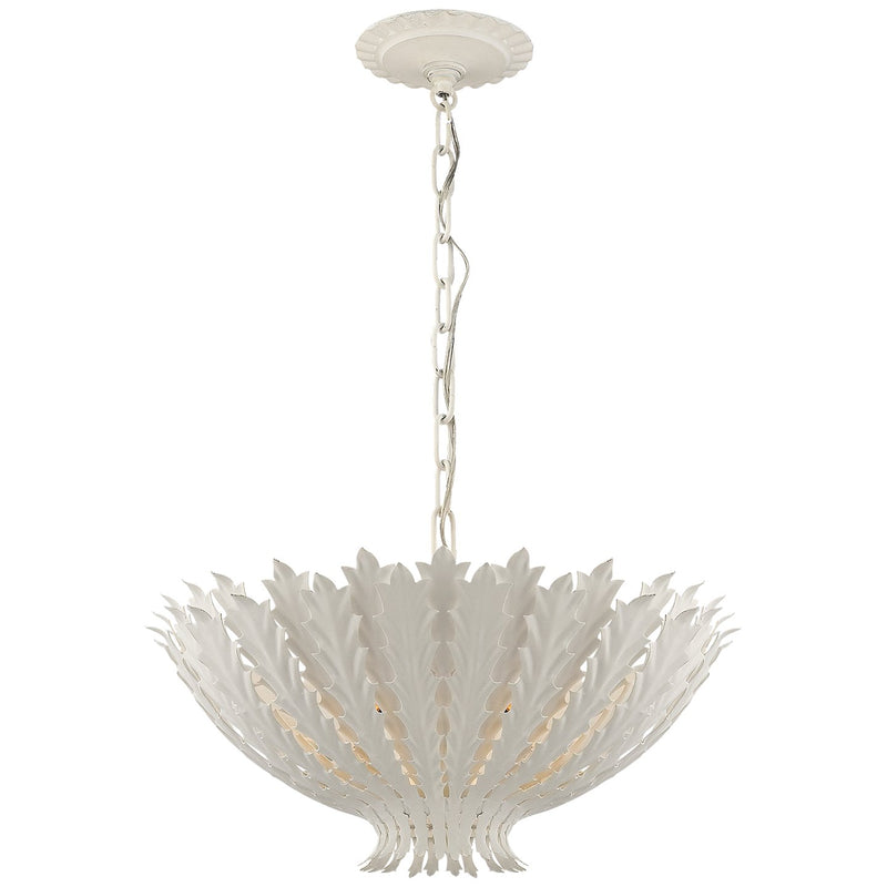 Hampton Small 3-Light Pendant in Plaster White