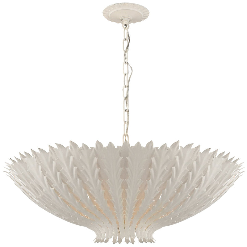 Hampton Medium 6-Light Pendant in Plaster White