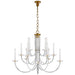 Wharton 15 Light Chandelier in Hand-Rubbed Antique Brass