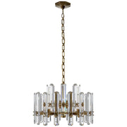Bonnington 24" 12-Light Chandelier in Hand-Rubbed Antique Brass