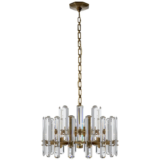 Bonnington 24" 12-Light Chandelier in Hand-Rubbed Antique Brass