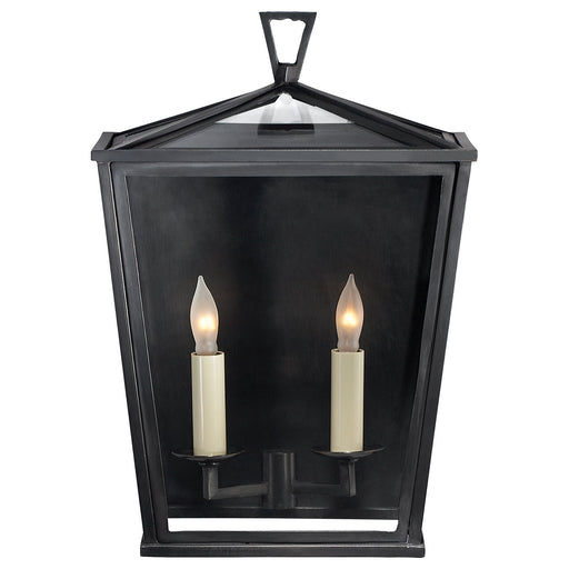 Darlana Small 3/4 2-Light Outdoor Wall Lantern in Bronze