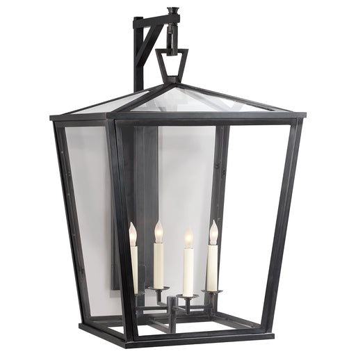DarlanaO Four Light Wall Lantern in Bronze