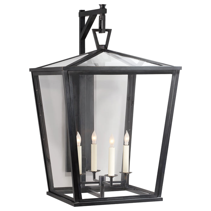 DarlanaO Four Light Wall Lantern in Bronze