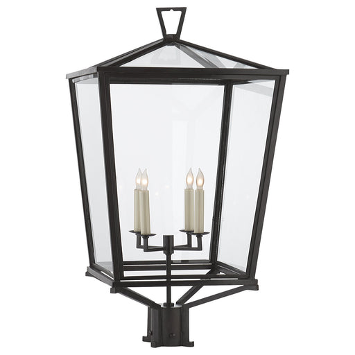 Darlana 4-Light Outdoor Post Light in Bronze