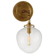 Katie Small Acorn Wall Sconce in Hand-Rubbed Antique Brass