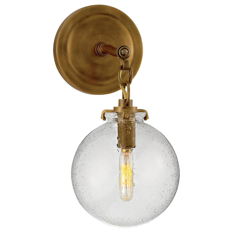 Katie Small Acorn Wall Sconce in Hand-Rubbed Antique Brass