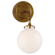 Katie Small Acorn Wall Sconce in Hand-Rubbed Antique Brass